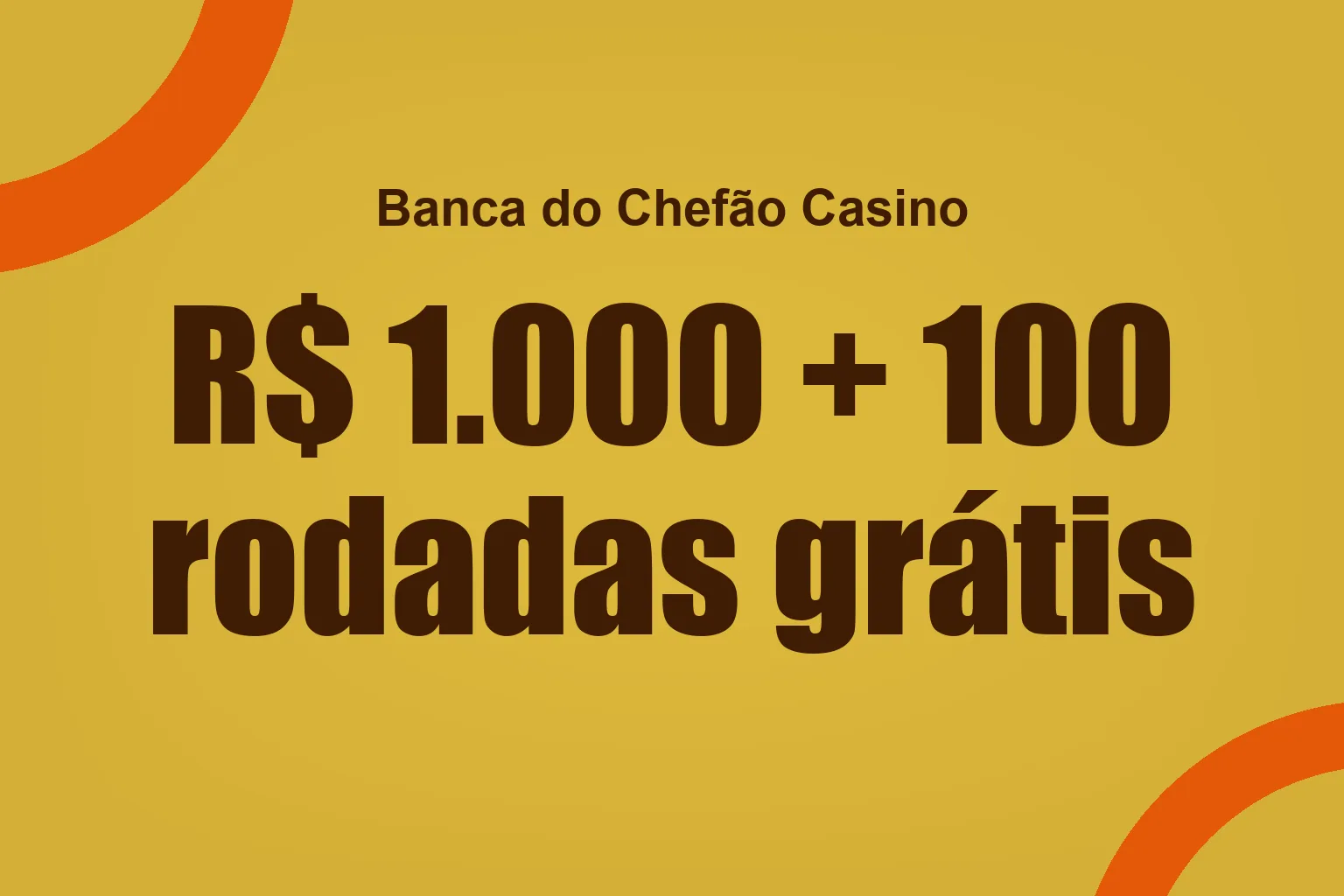 100% até R$ 1.000 + 100 FS